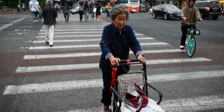 China’s population grew older and richer …